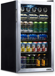 View Beverage Refrigerator Cooler | 126 Cans Free Standing with Right Hinge Glass Door image 1