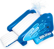 View Kool Splash Inflatable Water Slide Swimming Pool Play Center with Built in Sprayers for Kids and Adults, Ages 6 and Up, Blue image 2