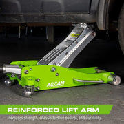 View Tools 3-Ton Quick Rise Aluminum Floor Jack with Dual Pump Pistons & Reinforced Lifting Arm (A20018_A20019) image 5