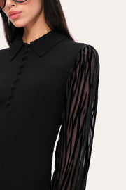 View Burnout Polo Sweater image 3