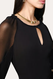 View Silk Chiffon Blouse image 3