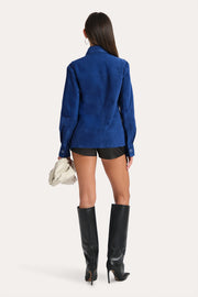 View Althea Suede Shacket image 3