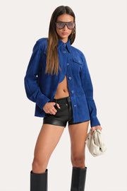 View Althea Suede Shacket image 1