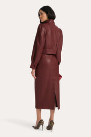 View Belle Lamb Leather Jacket image 3
