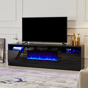 View Fireplace TV Stand with 36" Electric Fireplace, LED Light Entertainment Center image 6