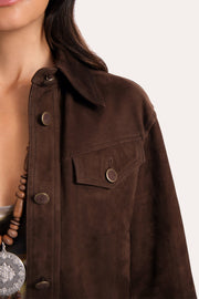 View Althea Suede Shacket image 2