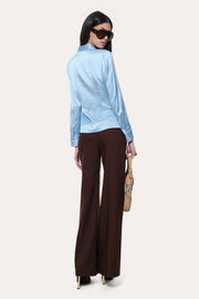 View Anya Silk Charmeuse Ruched Shirt image 3