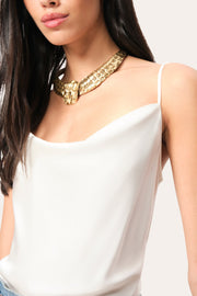 View Silk Draped Camisole image 4