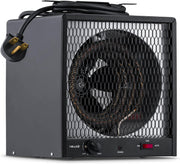 View 240v Portable Electric Garage Heater, Industrial Strength with Internal Thermostat and Carrying Handle, Heats 600 sq. ft. with 6-30R Plug, Perfect for Garages, Workshops and More image 1