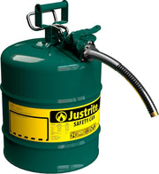 View 5-Gallon Type II Red Safety Gas Can – OSHA-Approved Steel Fuel Container with Flame Arrester, Self-Closing Lid & 1" Flexible Spout (7250130) image 2