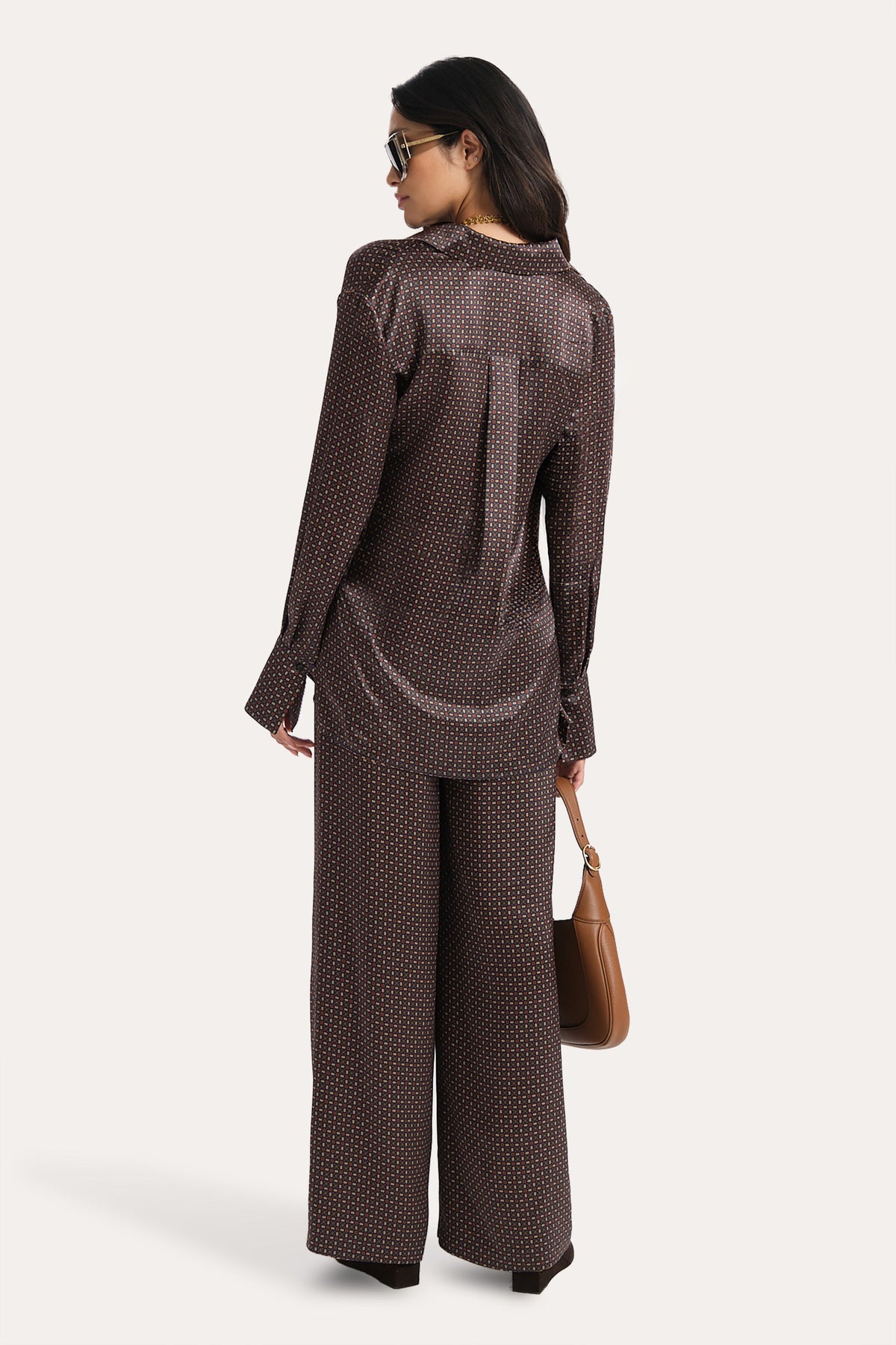 Gabrielle Reversible Silk Pants