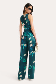View Delilah Floral Silk Pant image 4