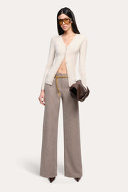 View Cara Silk Wool Cardigan image 1