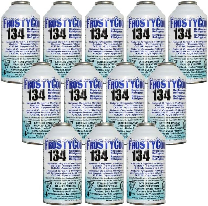 134 AC Replacement Refrigerant for R134a with R134 R12 AC Refrigerant 6oz. (Pack of 12)