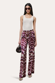 View Lila Ikat Silk Pant image 1