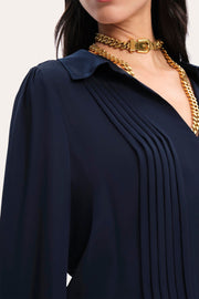 View Silk Pintuck Shirt image 3