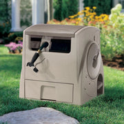 View Powerwind Auto Power Rewind Hose Reel, Light Taupe image 2
