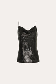 View Sequined Draped Camisole image 2