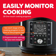 View 10-in-1 Pressure Cooker, Slow Cooker, Rice/Grain Cooker, Steamer, Sauté, Sous Vide, Yogurt Maker, Sterilizer, and Warmer, Includes App With Over 800 Recipes, Black image 2