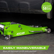 View Tools 3-Ton Quick Rise Aluminum Floor Jack with Dual Pump Pistons & Reinforced Lifting Arm (A20018_A20019) image 4