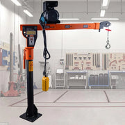 View 1100lb Folding Dismountable Household Hoist Truck Crane with Electric Hoist (110V) – 880lb Pulling Force, Jib Cranes for Factory, Warehouse, Construction image 2