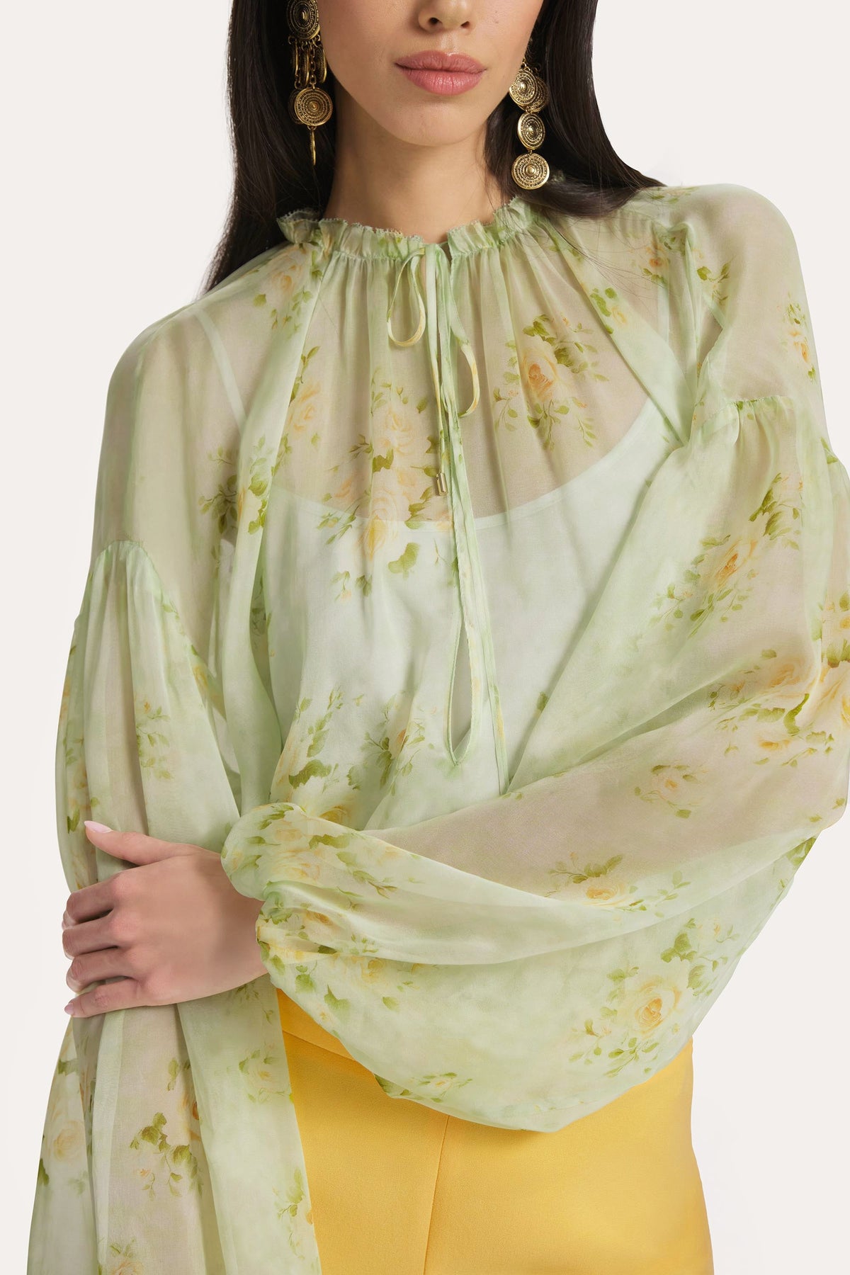 Messa Silk Chiffon Blouse