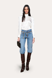View Silk Jacquard Blouse image 1