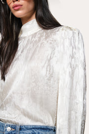 View Silk Jacquard Blouse image 3