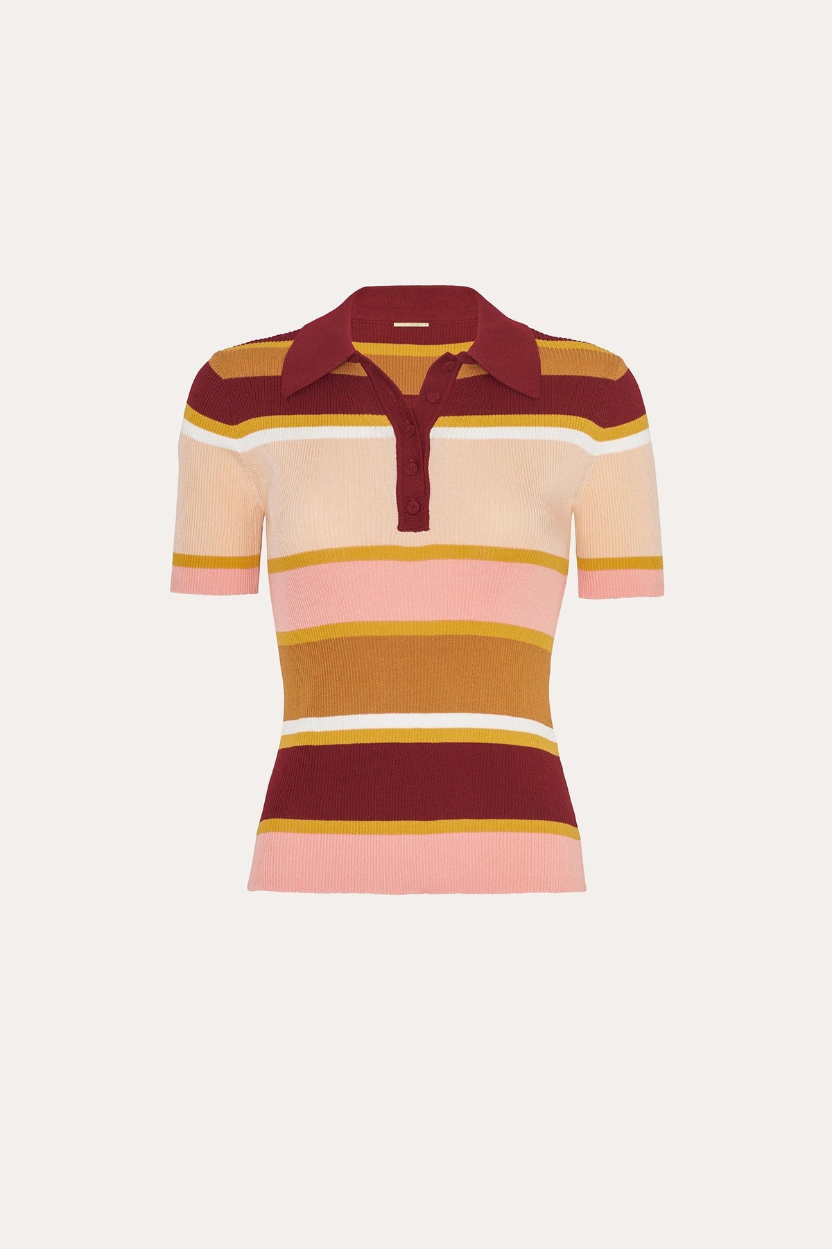 Sylvie Striped Polo Shirt