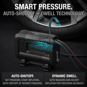 View UltraFast 15A Tire Inflator, 12V Portable Air Compressor Pump, Rated at 80 PSI, Inflates Tires from 0-40 PSI in 2.9 Minutes with a Digital Gauge, Smart Pressure and Auto-Shutoff image 6