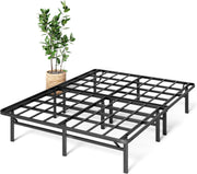 View Queen Bed Frame - 14 in SmartBase Elite Metal Bed Frame with Steel Slat Support, Box Spring Replacement, Tool-Free Assembly - Super Heavy Duty Platform Bed Frame with Underbed Storage Space, Queen Size image 1