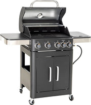 View Burner Gas grill with side burner and enameled cast iron grille 42,000BTU outdoor cooking stainless steel propane grill Garden grill image 3