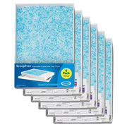View ScoopFree Complete Replacement Blue Crystal Litter Tray�� 6-Pack Easy Cleanup with Disposable Tray Includes Leak Protection and Low Tracking Litter image 1