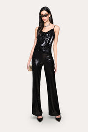 View Sequined Draped Camisole image 1