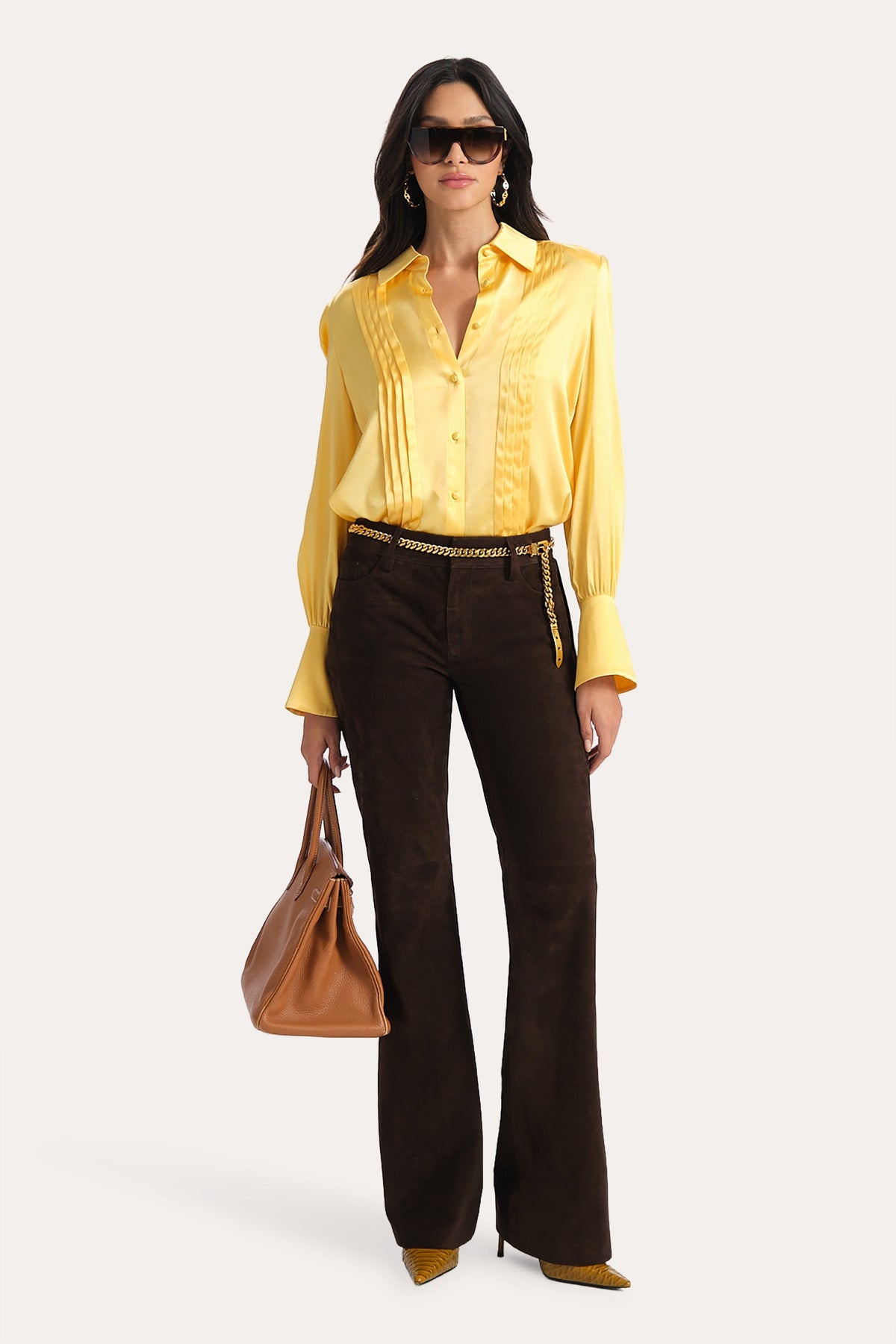 Chloe Charmeuse Blouse