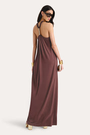 View Aurora Halterneck Maxi Dress image 3