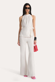 View Amina Fluid Crepe Halter Top image 1