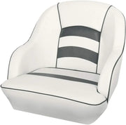 View Bucket Pontoon Boat Seat (White/Blue) image 3