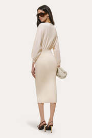 View Yara Milano Knit Midi Dress image 2