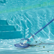 View Pool Vacuum Cleaner Automatic Sweeper Swimming Pool Creepy Crawler Vacuum with 33FT Hoses (Navy Blue&White) image 3
