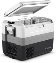 View Portable Car Refrigerator, -14.8℃ to 50℃, 58-Quart Compressor Travel Fridge with Two-way Open Door, Operating Panel, Groove Design, Compact RV Freezer and Cooler for Outdoor and Home Use image 1