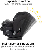 View 4-in-1 Convertible All-in-One Car Seat, infant to toddler, rear and forward facing, booster mode, backless booster, Fits 3 across, Washable seat, Birth to 10 years, Hexagon Horizon image 5