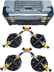 View Angle 90 Degree Countertop Seam Setter with 6" Suction Cup for Seam Joining & Leveling/Professional Countertop, granite . Stone, Marble Slab Installation. (2 PACK) (6" seam setter) image 2