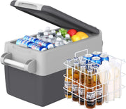 View Portable Refrigerator,Portable Freezer,32 Quart(30L) Electric Cooler,Car Refrigerator,12/24V DC Cable & 110/240V AC,Car Fridge for Camping,Truck,RV,Travel,Fishing image 4
