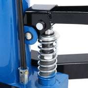 View 1660 Pounds Hydraulic Car Transmission Jack Vertical Lift with 360° Swivel Wheel Pedal ,Blue,33"-70"(0.75Ton) image 3