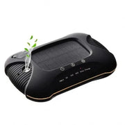 View Air Purifier Aroma Diffuser Auto Mist Maker PM 2.5 Eliminator Car Air Purifier with Fresh Air Humidifier USB Air Purifier for Car with HEPA,White image 1