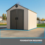 View Lifetime 8 Ft. x 10 Ft. Outdoor Storage Shed image 6