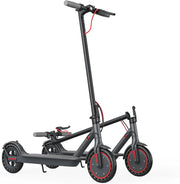 View Electric Scooter - 8.5" Solid Tires, 350W Motor, Up to 19 MPH and 21-23 Miles Long-Range Portable Foldable Commuting Scooter for Adults with Double Braking System and App image 1