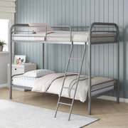 View DHP Dusty Twin Over Full Metal Bunk Bed, Off White image 2