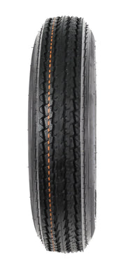 View Two Trailer Tires On Rims 5.30-12 530-12 5.30 X 12 5 Hole Wheel White Spoke image 5